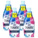 Kit 4 Amaciante Concentrado Downy Brisa De Verão 1l Cada