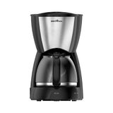 Cafeteira Britânia Bcf32a | 30 Xícaras, Jarra De Vidro, Preto/inox