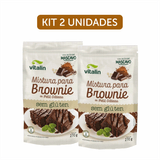 Kit 2x: Mistura Para Brownie Sem Glúten Vitalin 270g