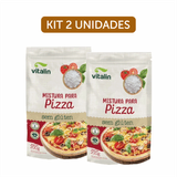 Kit 2x: Mistura Para Pizza Sem Glúten Vitalin 200g