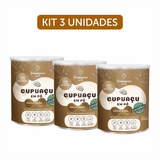 Kit 3x: Cupuaçu Em Pó Sem Glúten Lata Terramazonia 200g