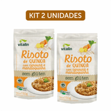 Kit 2x: Risoto De Quinoa, Cenoura E Mandioquinha Orgânico Sem Glúten Vitalin 150g