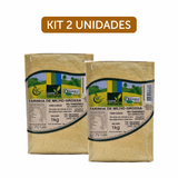 Kit 2x: Farinha De Milho Grossa (para Cuscuz) Orgânica Coopernatural 1kg