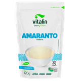 Kit 6x: Farinha De Amaranto Orgânico Sem Glúten Vitalin 120g