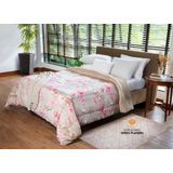 Coberdrom Casal Dupla Face Estampada Bom Jardim 2,00m X 2,20m