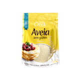 Kit 6x: Farinha De Aveia Sem Glúten Leve Crock 200g