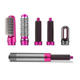 Escova 5 Em 1 Alisadora Rotativa Cabelo Secadora 110v