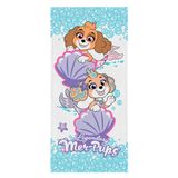 Toalha De Banho Felpuda Estampada Patrulha Canina Menina 0,60cm X 1,20m