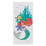 Toalha De Banho Felpuda Estampada Ariel 0,60cm X 1,20m