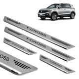 Soleira Aço Inox Escovado Porta Original Mult T-cross 2022