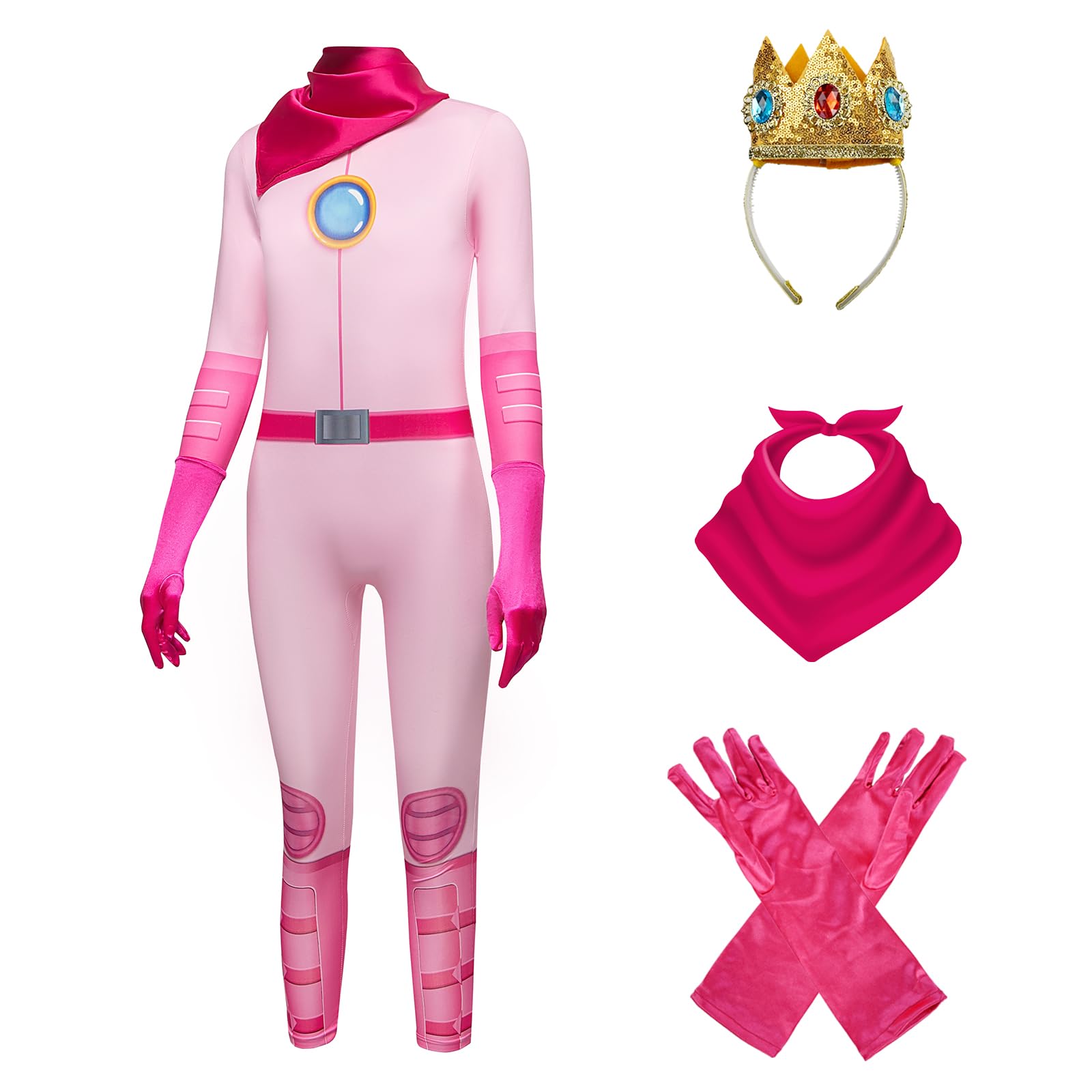 Fantasia Rtopds Princess Peach Kids Halloween De 5 A 6 Anos