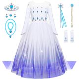 Fantasia De Princesa Aoiviss Snow Queen Para Meninas De 3 A 12 Anos