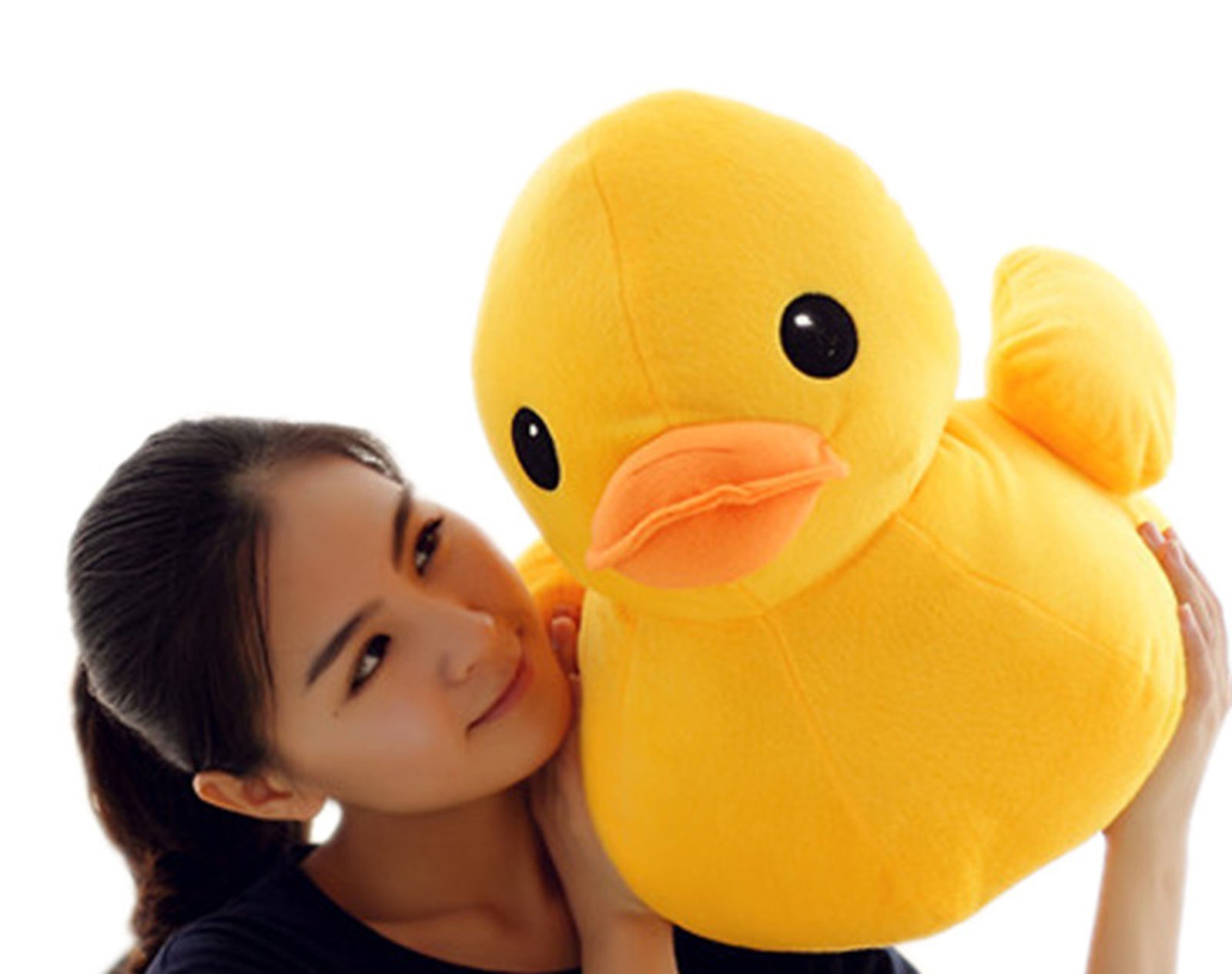 Brinquedo De Pelúcia Com Pato Amarelo De 50 Cm Para Aniversário De Crianças