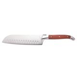 Faca Santoku Cabo De Madeira E Inox Laguiole  31,5cm - Wolff