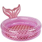 Piscina Infantil Inflável Benelet Mermaid 120 Cm Com Kit De Reparo