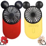 Mini Ventilador Decvo Cute Portátil Portátil Recarregável Com Led