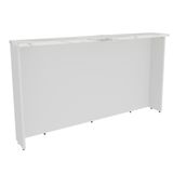 Bancada Ilha Cozinha 120cm Flórida Branco Ártico / Calacatta