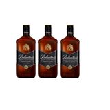 Kit Whisky Ballantine&#39;s American Barrel Blended 750ml 3uni