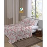 Jogo De Cama Casal Estampado Village 2,00m X 2,20m Com 4 Peças