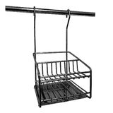 Porta Detergente/sabão/esponja Preto Barra 150x325x175mm