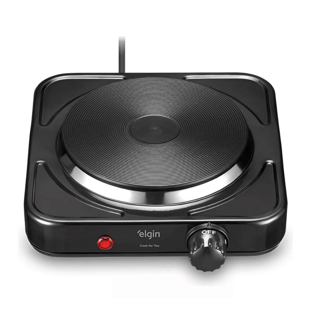 Fogao Cooktop Eletrico Portatil Elgin Fog20 1 Boca 1000w - 220v