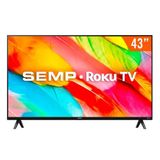 TV Semp 43 R6610 LED/Full HD/Roku/Wi-Fi Dual/USB/HDMI