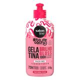 Gelatina Salon Line To De Cacho Brilho Gloss Fixação Forte 310g