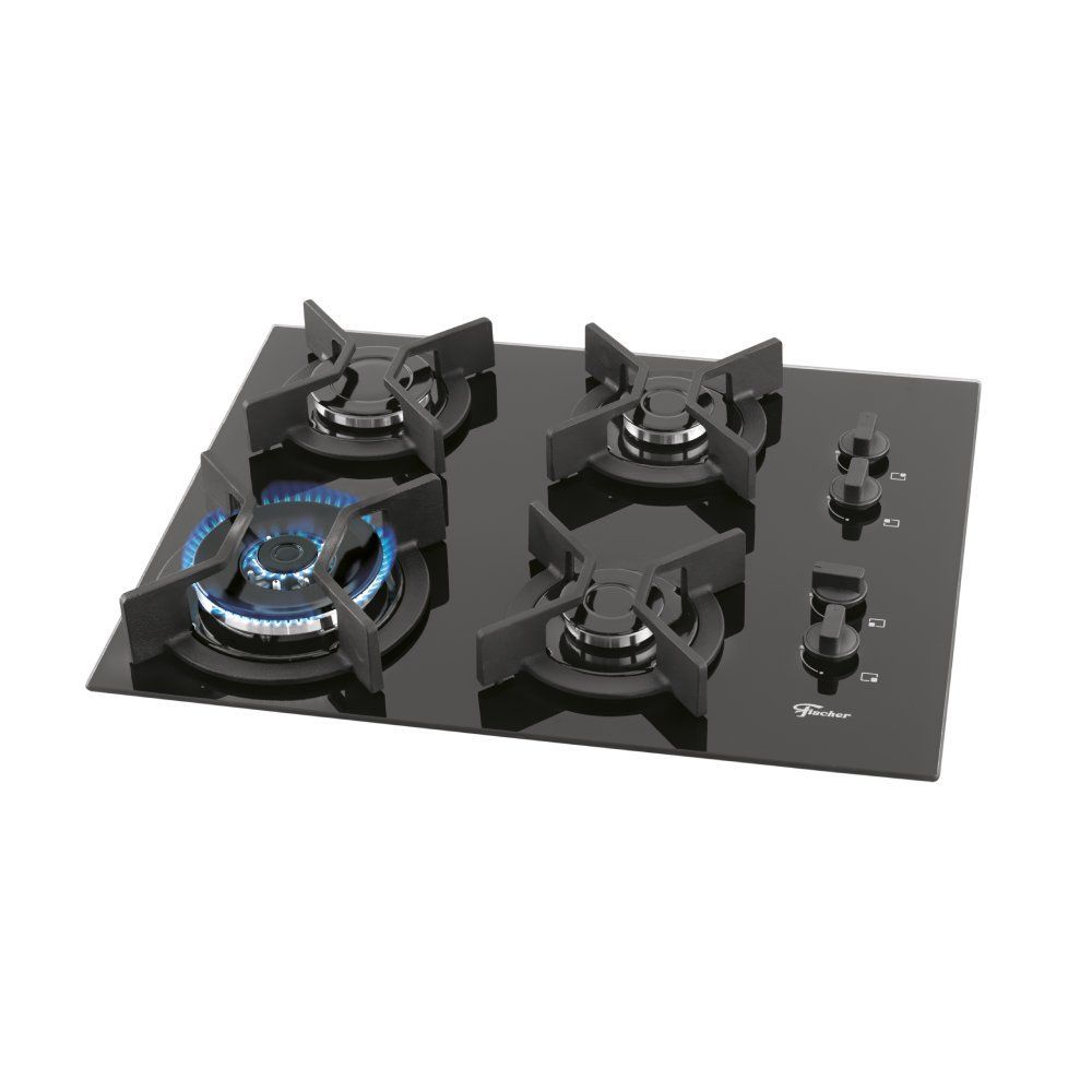 Cooktop Fischer 4 Bocas Tc Infinity Preto Bivolt 26297-57076