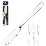 Espatula Pate / Manteiga De Inox Premium Com 3 Pecas