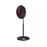 Ventilador Osc De Coluna Turbo 50cm 6 Pás - 127v - Preto/vermelho