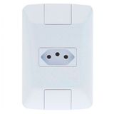 Conjunto 4x2 1 Tomada 2p+t Tramontina Aria 20 A 250 V
