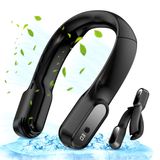 Ventilador De Pescoço Bestyijo Portable 360° Refrigerante Usb Recarregável Preto