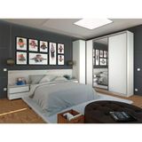 Quarto De Casal C/ Guarda Roupa C/ Espelho, Cabeceira E Mesa