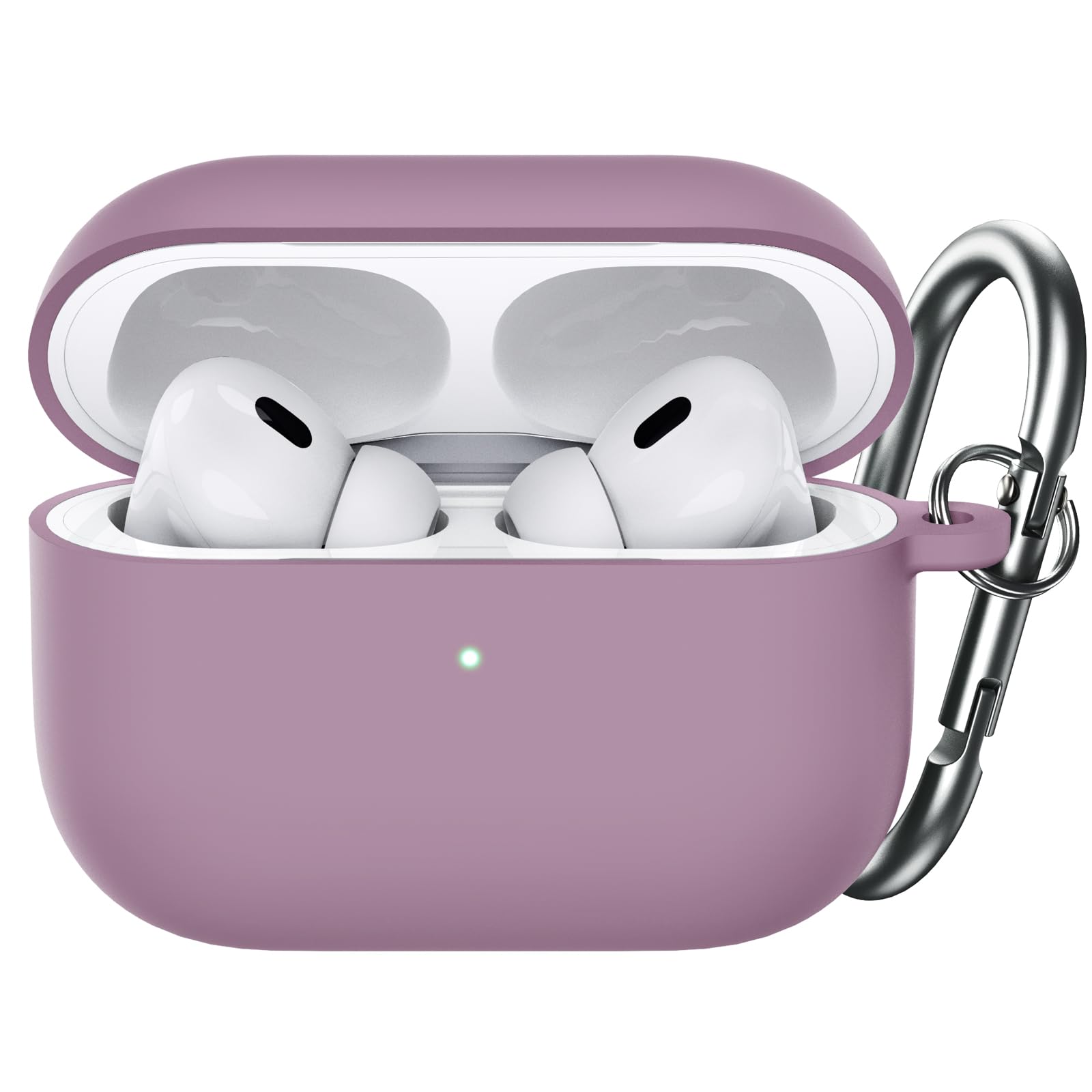 Capa De Silicone Para Airpods Pro Jetech Com Chaveiro Roxo