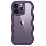 Capa De Telefone Jetech Cute Para Iphone 14 Pro Max 6,7&quot; Roxa Profunda