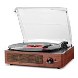 Toca-discos De Vinil Bluetooth Com Mesa Giratória Kedok Com Alto-falantes