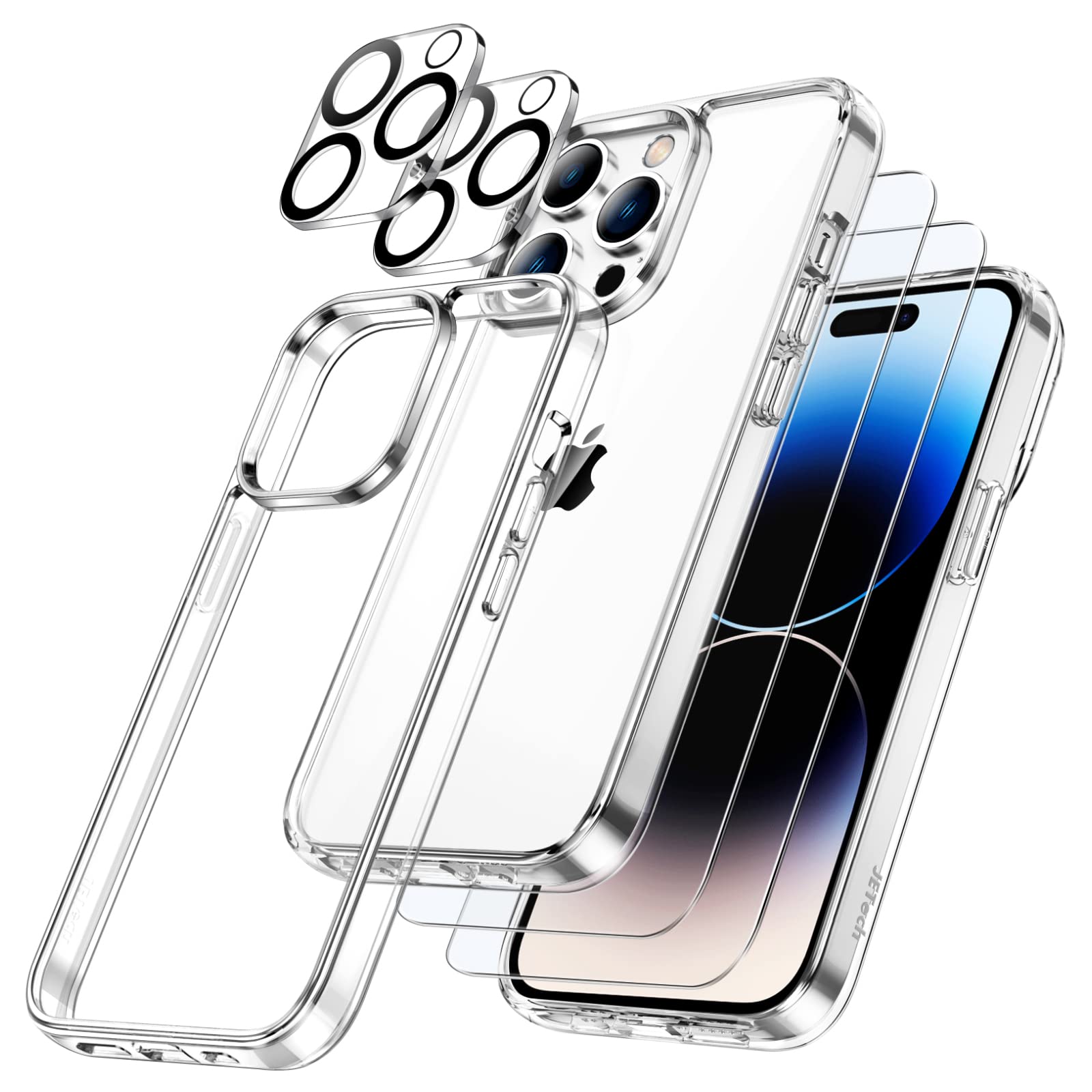 Capa Jetech 5 Em 1 Para Iphone 14 Pro 6.1