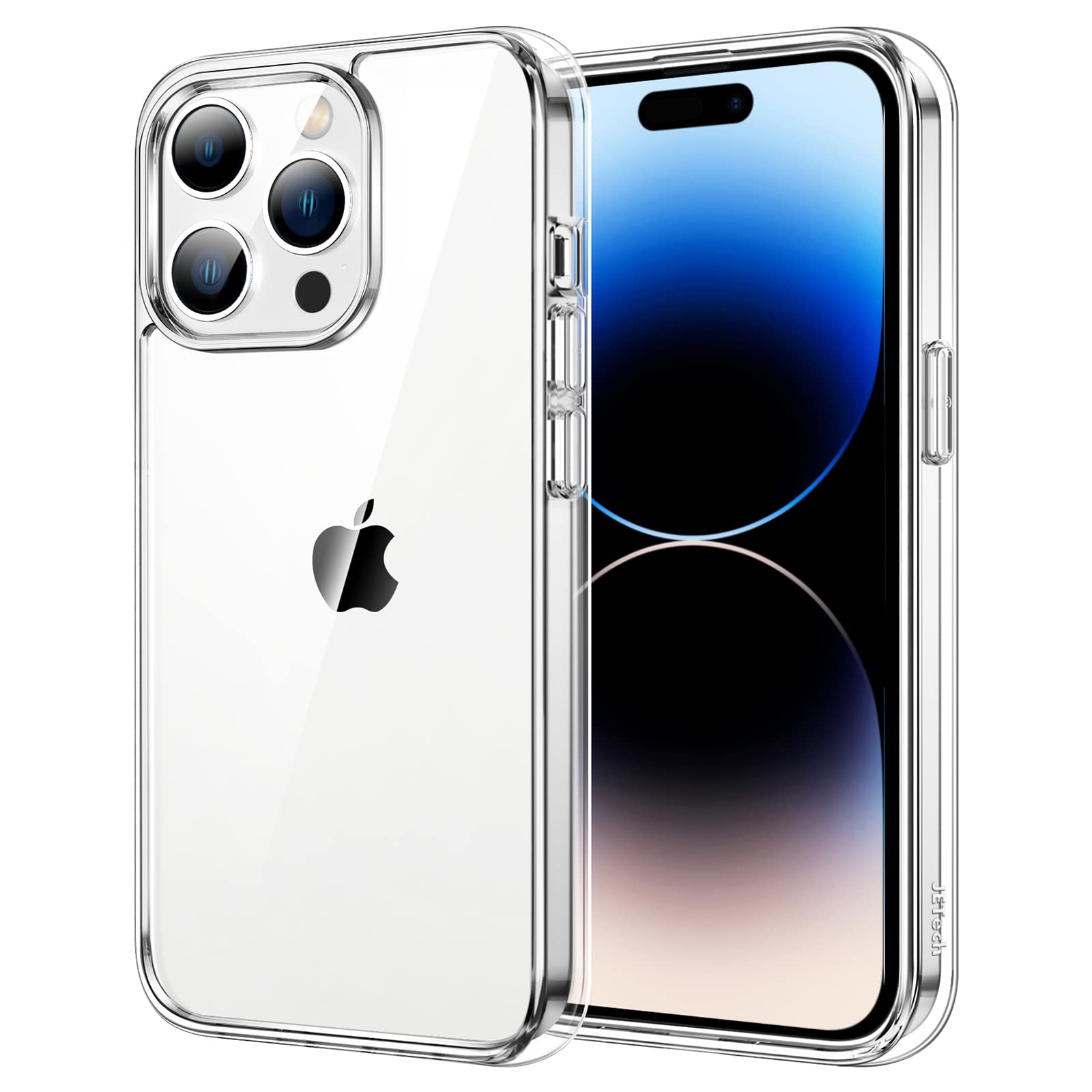 Capa De Telefone Jetech Para Iphone 14 Pro 6.1&quot; À Prova De Choque Transparente