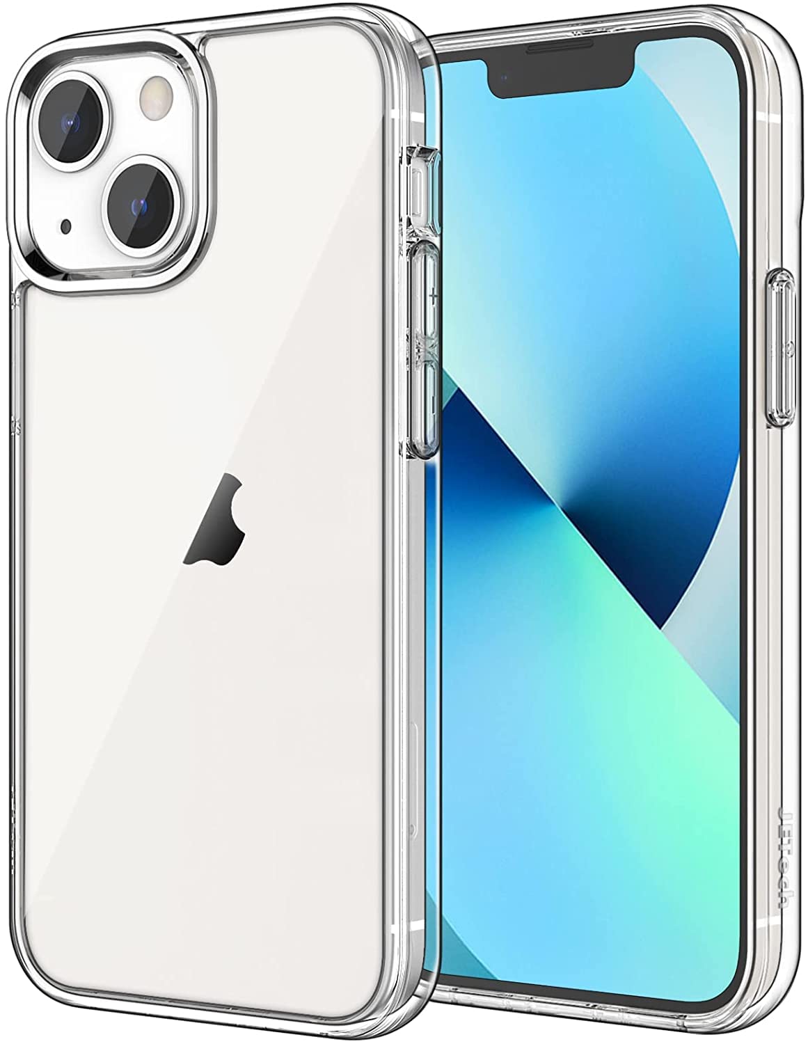 Capa De Telefone Jetech Para Iphone 13 Mini 5,4&quot; À Prova De Choque Transparente