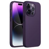 Capa De Telefone Jetech Silicone Para Iphone 14 Pro 6.1&quot; Deep Purple