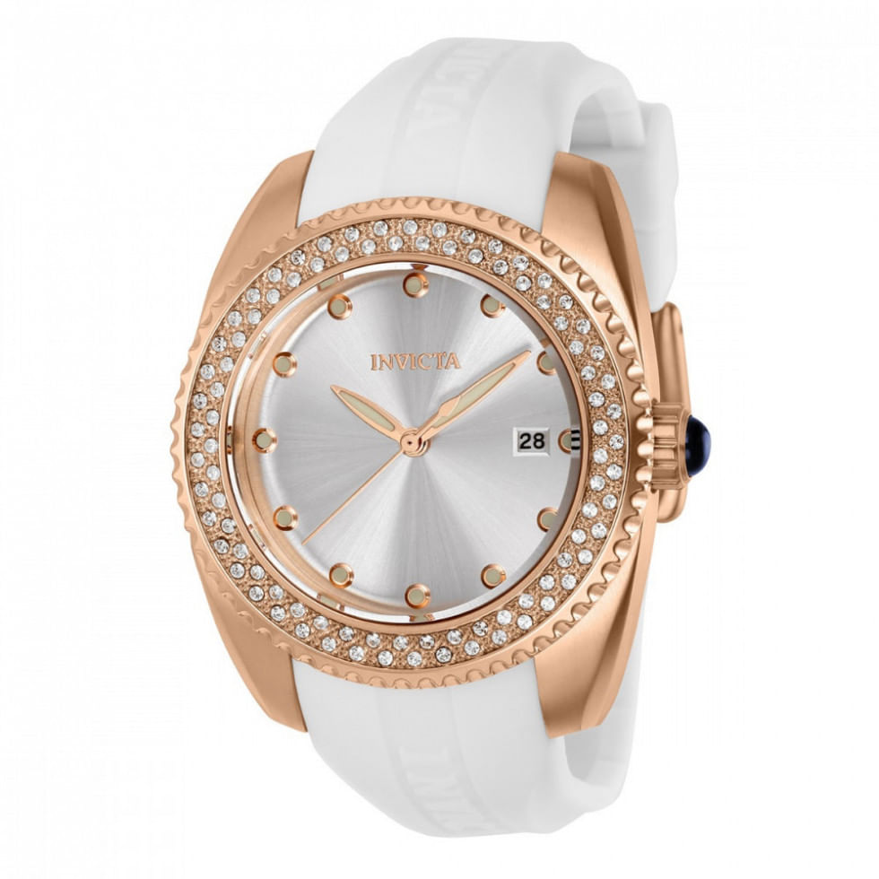 Relógio Feminino De Quartzo Angel, Invicta 39250, Branco