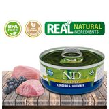 Ração Úmida Nd Prime Feline Cordeiro Blueberry Gatos Adultos