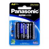 Pilha Panasonic Pequena Aa Um 3shs Com 04 Unidades