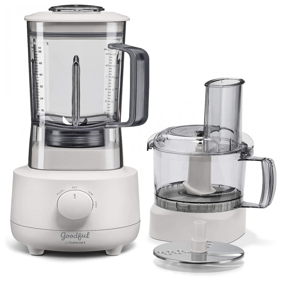 Liquidificador Processador De Alimentos 1,65 Ml Com Controle De Velocidade, 110v, Goodful By Cuisinart Bfp700gf, Branco