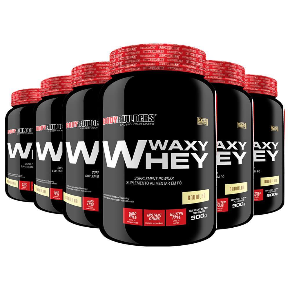 Kit 6x Whey Protein Waxy Whey 900g - Bodybuilders