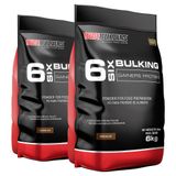 Kit 2x 6 Six Bulking 6kg Chocolate Bodybuilders