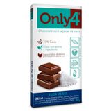 Chocolate Sem Lactose, Sem Glúten, Flor De Sal Only4 80g