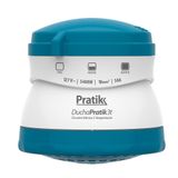 Chuveiro Ducha Pratik 3 Temperaturas, Branco/azul Claro, 5400w