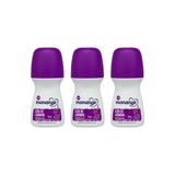 Desodorante Roll-on Monange 50ml Flor Lavanda-kit C/3un