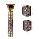 Maquina T9 Dragon Retro Ultra Afiado Barba Profissional Gold